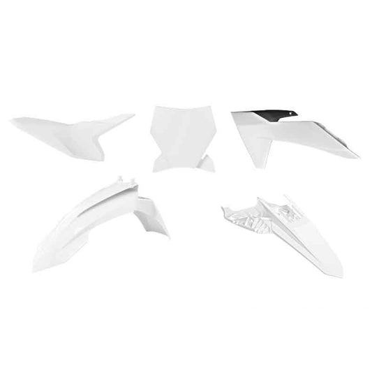 PLASTICS KIT RTECH 6 PIECE WHITE KTM 50SX 24-25
