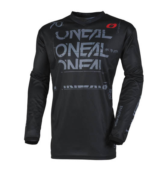 O'Neal 2025 ELEMENT Static Jersey - Black/Grey