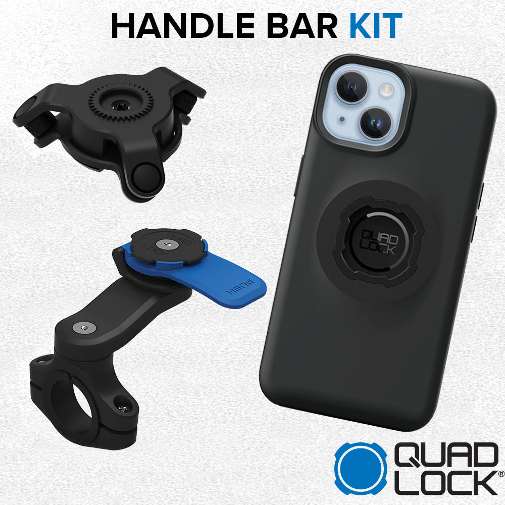 iPhone 14 Handlebar Mount Kit Quad Lock