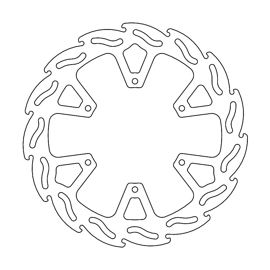 BRAKE DISC REAR MOTO MASTER FLAME 260MM KTM ADVENTURE