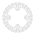 BRAKE DISC REAR MOTO MASTER NITRO 240MM KAWASAKI KTM SUZUKI