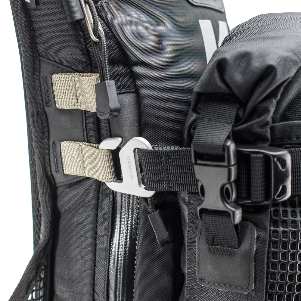 KRIEGA Hydro 3 Backpack - fitting system for additional Kriega bag attachment (sold separately)