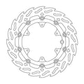BRAKE DISC FRONT MOTO MASTER FLAME LEFT 300MM HUSQVARNA KTM