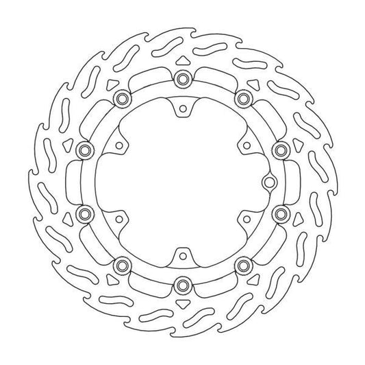 BRAKE DISC FRONT MOTO MASTER FLAME LEFT 300MM HUSQVARNA KTM