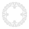 BRAKE DISC REAR MOTO MASTER NITRO 240MM HONDA