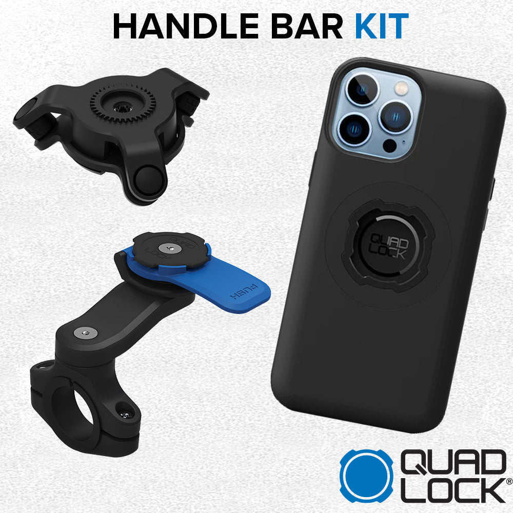 iPhone 13 Pro Handlebar Mount Kit Quad Lock