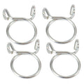 ALL BALLS FUEL LINE CLAMP REFILL KIT 4PC 9.70MM