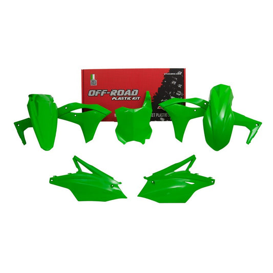 PLASTICS KIT RTECH 5 PIECE GREEN KAWASAKI KX250 KX250F 17-20