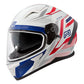 RJAYS APEX III Helmet - IGNITE Wht/Blu | Internal Sun-Shield
