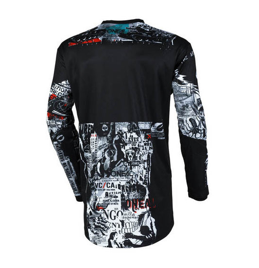 O'Neal ELEMENT Attack Jersey - Black/White