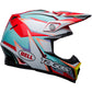 Bell MOTO-9S FLEX Tagger Edge White/Aqua