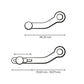 SW MOTECH GEAR LEVER CNC MILLED ALUMINIUM HARDCOAT BMW R NINE T 14-2ON