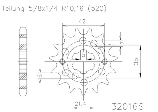 SPROCKET FRONT MOTO MASTER MADE IN HOLLAND KAWASAKI KLX450R 07-23 KX450F 06-23 KX450X 21-23 15T