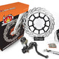 BRAKE KIT MOTO MASTER FLOATING DISC SM RACING YAMAHA 320MM FOR BIKE WITH HEADLIGHT