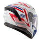 RJAYS APEX III Helmet - IGNITE Wht/Blu | Internal Sun-Shield