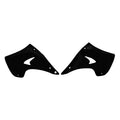 RADIATOR SHROUDS RTECH BLACK KAWASAKI KX125 03-10 KX250 03-08