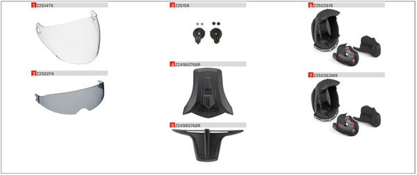 X22 HELMET SPARES