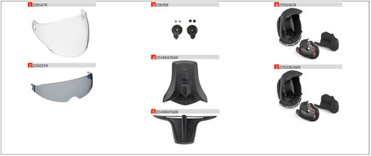 X22 HELMET SPARES