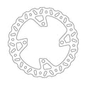 BRAKE DISC REAR MOTO MASTER NITRO 250MM KAWASAKI KX250F 20-20 KX450F 06-ON