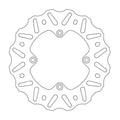 BRAKE DISC REAR MOTO MASTER NITRO 190MM YAMAHA YZ65 18-ON YZ80 93-01 YZ85 02-ON