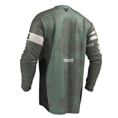 THOR MX JERSEY LAUNCHMODE BLEACH BLACK/CAMO