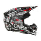 O'Neal 2025 3SRS ATTACK Helmet - Black/White