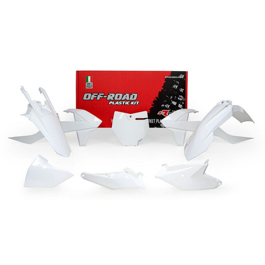 PLASTICS KIT RTECH 6 PIECE WHITE GAS GAS MC85 21-24 KTM 85SX 18-24