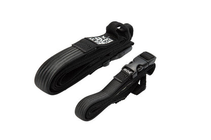 SW MOTECH ROK STRAPS 2 ADJUSTABLE STRAPS BLACK 310-1060 MM SIZE ADJUSTABLE STRAPS WITH ELASTIC BAND