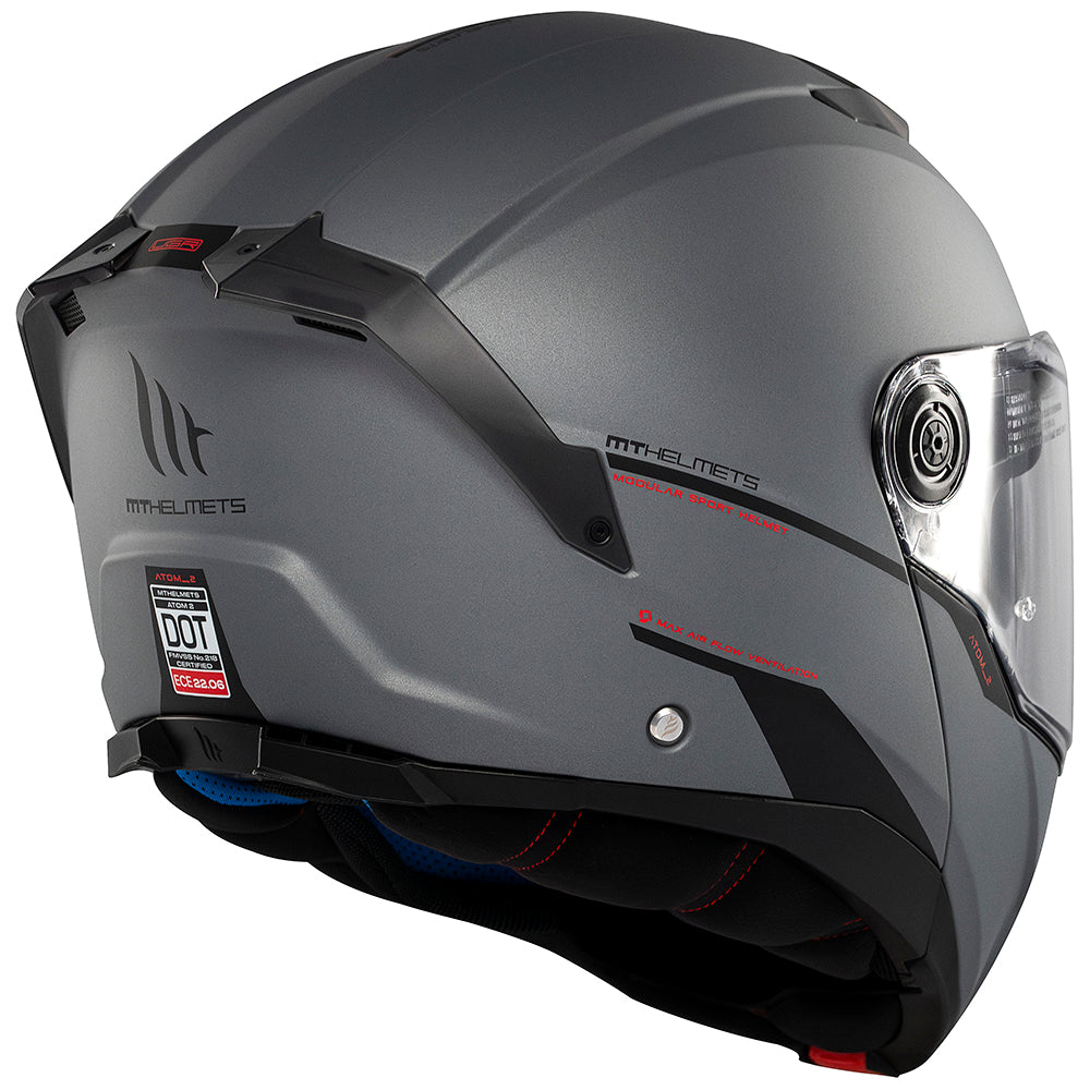 1335000023-1PP-25-FU404SV MT Helmets Atom 2 Solid 