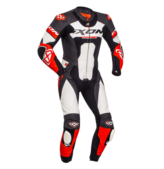 Ixon JACKAL 1pc Suit - Blk/Wht/Red