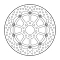 BRAKE DISC FRONT MOTO MASTER HALO 300MM FLOATING KTM 790 DUKE 18-20 890 DUKE 2021