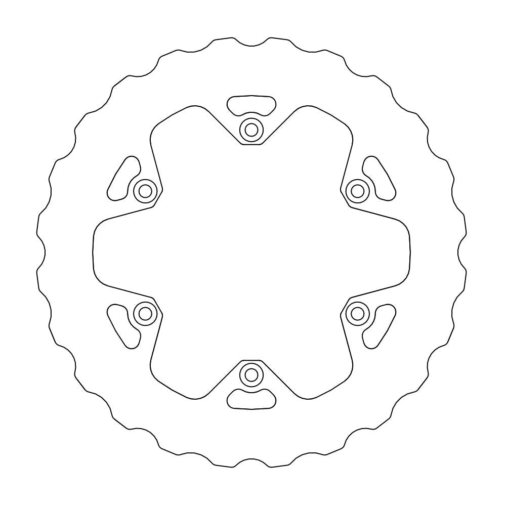 BRAKE DISC REAR MOTO MASTER NITRO MUD 220MM GAS GAS HUSABERG HUSQVARNA KTM