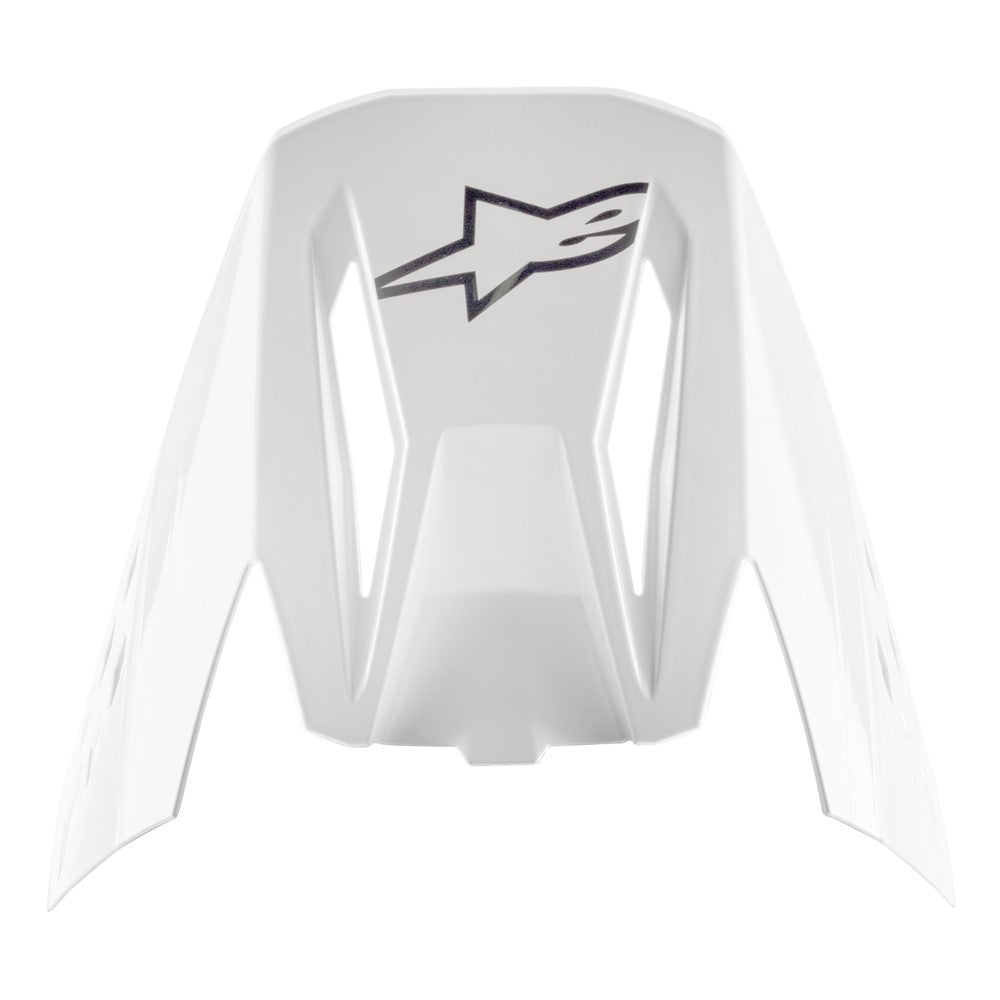 S-M5 Visor Solid Gloss White