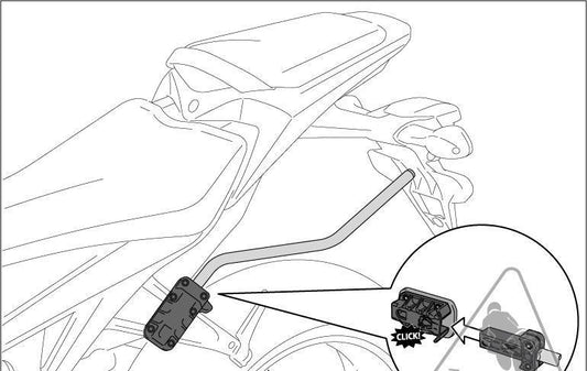 PANNIER MOUNTS SW MOTECH BLAZE QUICK LOCK SPACER BAR TRIUMPH SPEED TRIPLE 10-15 SPEED TRIPLE R 10-15