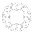 BRAKE DISC FRONT OR REAR MOTO MASTER FLAME 180MM KAWASAKI KX65 00-ON KX80 88-89 SUZUKI RM65 03-07