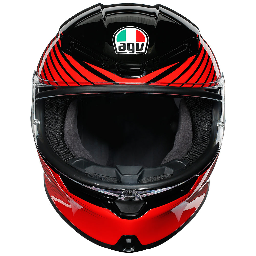 AGV K6 RUSH [BLACK/RED]