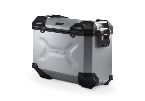 SW MOTECH TRAX ADVENTURE SIDE CASE RIGHT ALUMINUM 37L SILVER