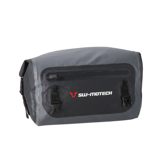 TAIL BAG SW MOTECH DRYBAG GREY BLACK 18L WEATHERPROOF