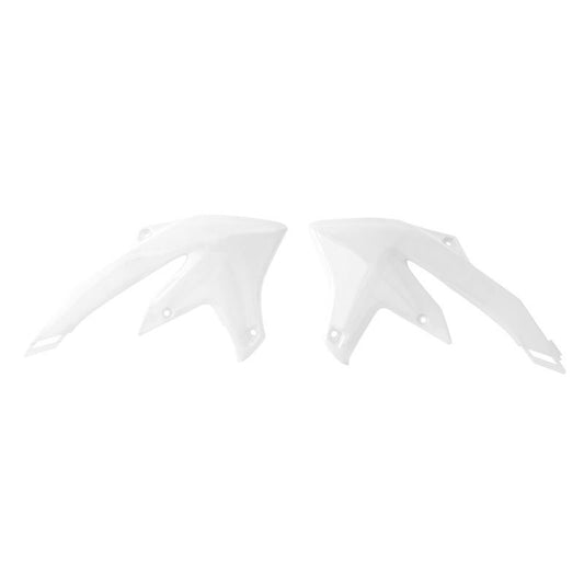 RADIATOR SHROUDS RTECH WHITE YAMAHA WR250F WR450F YX450FX YZ250F YZ250FX YZ450F YZ450FX