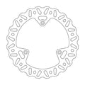 BRAKE DISC FRONT MOTO MASTER NITRO 220MM SUZUKI RM85 05-ON YAMAHA YZ80 93-01 YZ85 02-ON