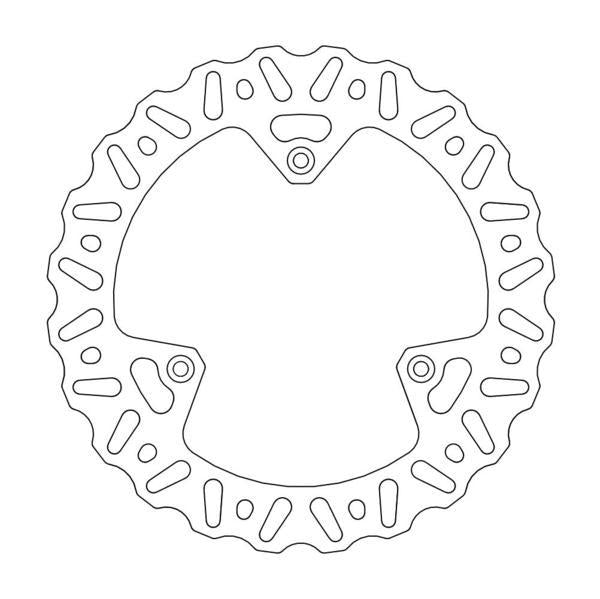 BRAKE DISC FRONT MOTO MASTER NITRO 220MM SUZUKI RM85 05-ON YAMAHA YZ80 93-01 YZ85 02-ON