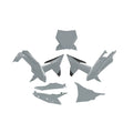 PLASTICS KIT RTECH 6 PIECE GREY BLACK KTM SX SXF