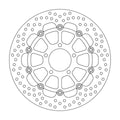 BRAKE DISC FRONT MOTO MASTER HALO FLOATING KAWASAKI SUZUKI 310MM