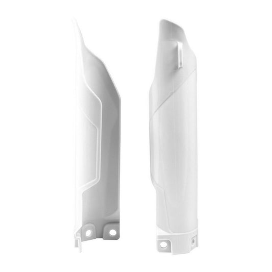 FORK PROTECTORS RTECH WHITE KAWASAKI KX100 14-24  KX112 14-ON KX85 14-ON