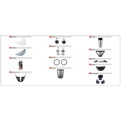 X33 HELMET SPARES