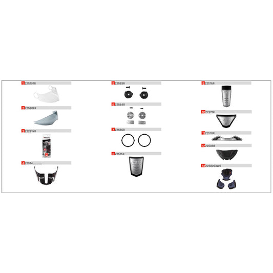 X33 HELMET SPARES