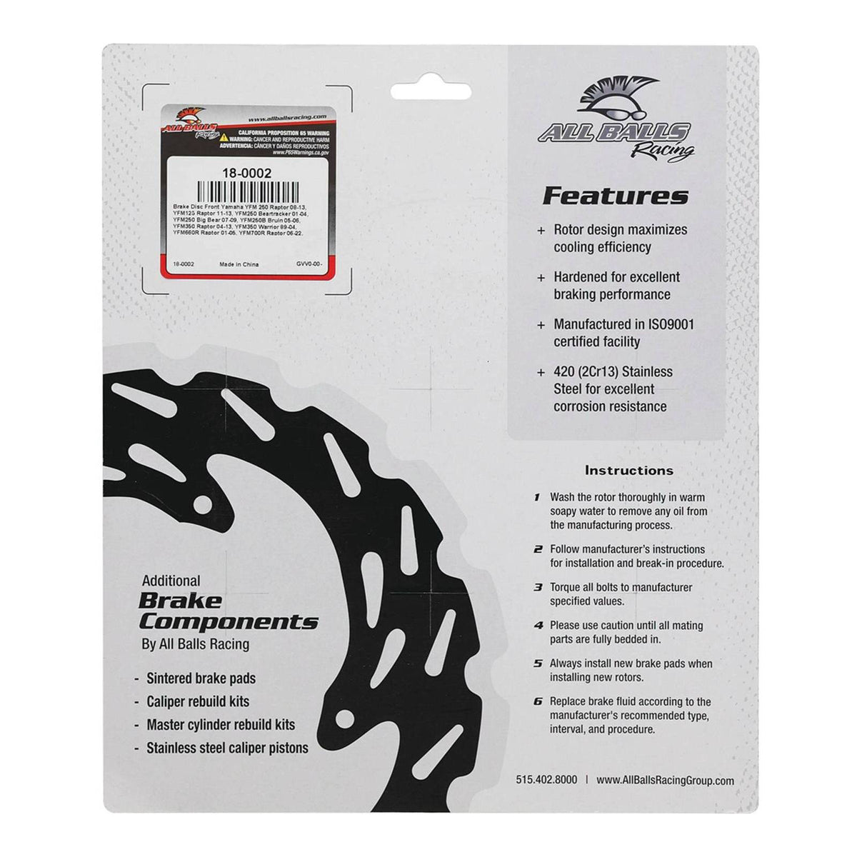 Brake Disc 18-0002