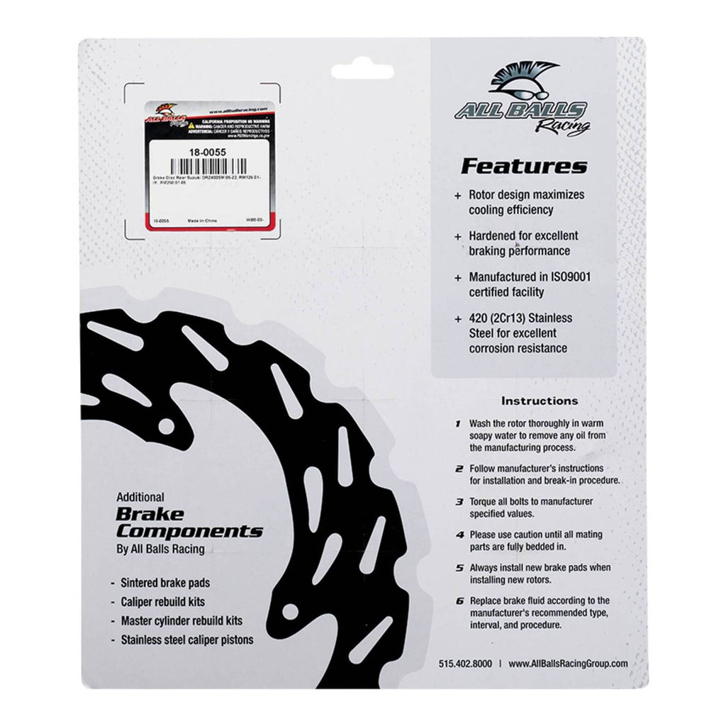 Brake Disc Rear 18-0055