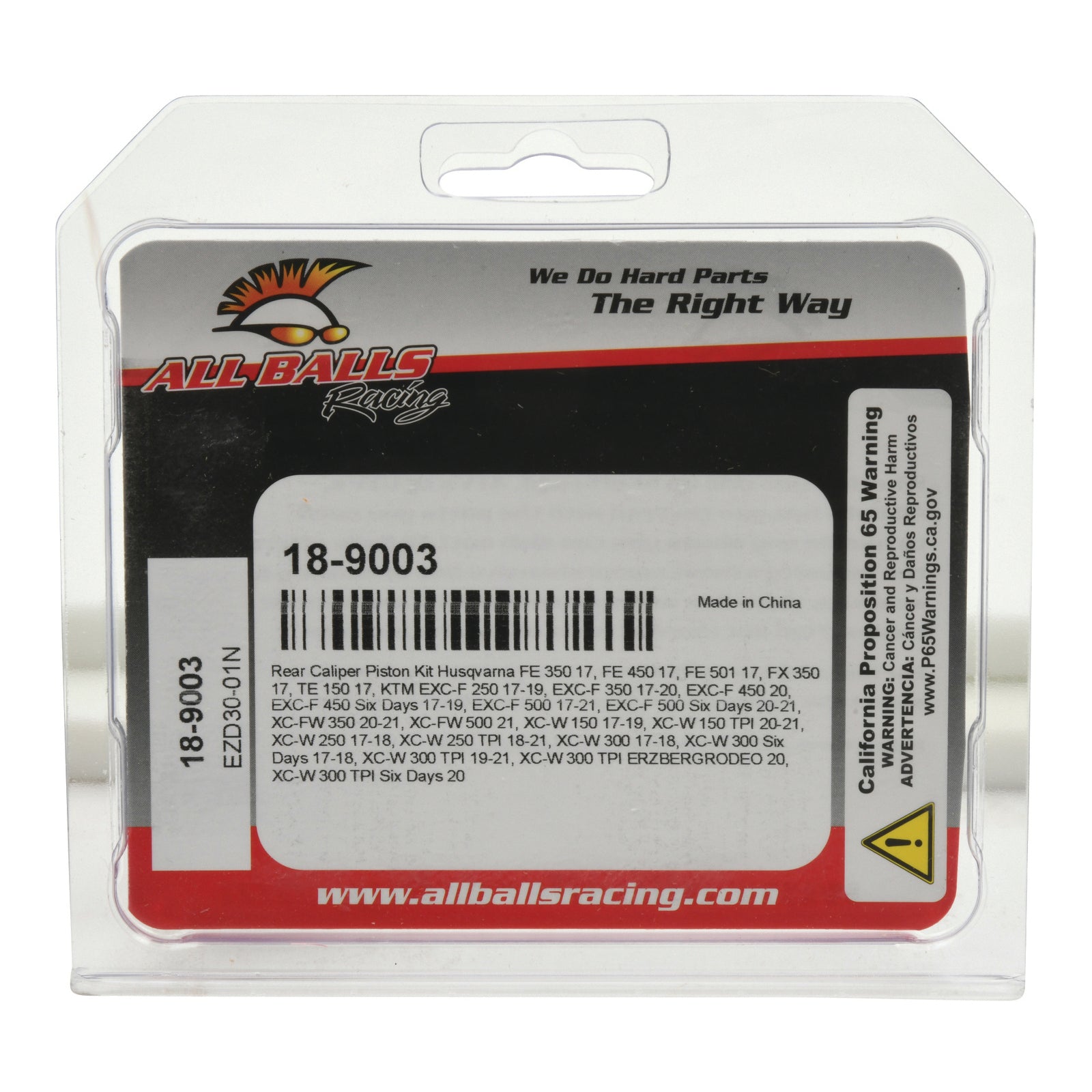 All Balls Racing Calliper Piston Kit (18-9003)