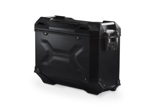 TRAX ADV SIDE CASE RIGHT SW MOTECH MEDIUM ALUMINUM BLACK